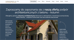 Desktop Screenshot of kolumny.org.pl