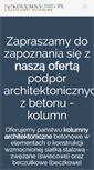 Mobile Screenshot of kolumny.org.pl